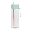 Bouteilles d'eau Bouteille d'eau en plastique de 740 ml, bouteilles de sport Bpa avec poignée de transport pour enfants, livraison directe à domicile, Gard Dhlim