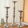 2PCS Candle Holders 3 Colours Metal Mermaid Candlestick Candle Holder Road ołów wazon kwiatowy