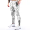 Pantalons pour hommes Camouflage décontracté maigre hommes Joggers pantalons de survêtement Fitness entraînement marque piste automne mâle mode pantalon