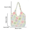 Borse da sera Borsa a tracolla in peluche da donna Modello floreale Simpatico Hobo peloso Grande capacità Shopping versatile Ragazze morbide invernali