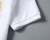 メンズポロスデザイナー印刷ロゴポロシャツブランド服コットンサマーショートスリーブビジネスデザイナーffトップTシャツカジュアルストライプ通気服