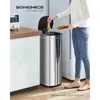 Motion Sensor Trash Can 13 Gallon Automatic Kitchen Garbage Can flerfärgade indikatorlampor Ozon Luktkontroll 240119