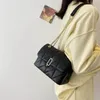 Kiwi vert été PU cuir rabat sacs à bandoulière pour les femmes de luxe couleur unie épaule sacs à main chaîne sacs à main 240123