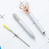 PCS Glass Butterfly School Pen Point Metal Ball Point学生用ローズゴールド文房具のための書き込み