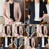 Mens Suits Blazers B2156-Mens Suit Winter P Style Anpassningsbara Drop Delivery Apparel Clothing Otmsy