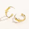 럭셔리 브랜드 후프 귀걸이 디자이너 v 문자 스터드 귀걸이 체인 기하학적 유명한 여성 보석 액세서리 20 스타일