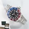 MENS Titta på klassisk designer helautomatisk mekanisk klocka för män 40mm rostfritt stål material mode liv vattentät koks ram keramisk urtavla armbandsur