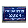Zapas 3x5 stóp 100d poliester Ron DeSantis Flag 90x150 cm Domowe dekoracje ogrodowe dla wyborów prezydenckich USA 0126