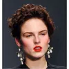Designer Viviane Westwoods Vivienen Empress Dowager Vivienne Saturn Pins Personalized Earrings Classic Punk Tassels Personalized
