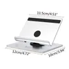 Tablet PC Stands Aluminium Tablet Stand Universal Mobile Telefon Holder Angle Justerbar 360Rotation Non-Slip Desktop Base för 4-13 '' Pad YQ240125