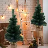 Kerstversiering 40/50/60Cm Mini Boom Desktop Venster Ornament Xmas Groene Ceder Naald Decoratie Voor thuis Navidad Noel