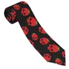 Bow Ties Casual Arrowhead Skinny Strawberry Skull Necktie Slim Tie For Men Man Accessories Simplicity Party Formal