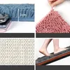 Large Size Chenille Bathroom Mat Bath Carpest Bathtub Bed Side Feet Pad Toilet Floor Rugs Kitchen Doormat Non-slip Solid Color 240122