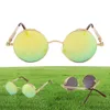 عالي الجودة UV400 Gothic Steampunk Mens Sunglasses طلاء نظارات شمسية مرآة دائرية Circle Sun Glasses Vintage Gafas Mascu9174755