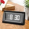 Relógios de mesa Auto Flip Digital Alarm Clock Grande mesa de exibição para adultos em casa funciona