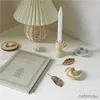 2PCS Candle Holders Ceramic Handhold Candlestick Ornaments Photography Home Decoration Jewelry Stand Candle Holder 1PC