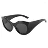 Sunglasses Fashion Y2K Hip Hop Men 2024 Trendy Outdoor Cycling Sports Eyewear Oversized Vintage Punk Goggle Shades UV400