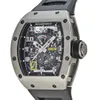 Mechanische Uhr RM Armbanduhr Richardmille Armbanduhr RM030 Titanlegierung Deklarationspflichtiger Rotor Herrenuhr RM030 T8