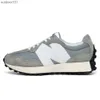 pure original NB327 men's shoes classic ancestor gray sea salt thick sole increase casual sports women's shoes running shoes