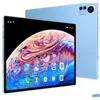 Tablet PC 2024 Global10.1inch Android 4Add32G Ram 1 To Rom 13 4G Version Double carte SIM Réseau Fl Sn 9600mAh Drop Livraison Ordinateurs Dhrbx