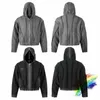 Heren Hoodies Sweatshirts Patchwork THUG CLUB Hoodie Mannen Vrouwen 1 1 Beste kwaliteit Gewassen As Ster Maan Metalen Badge Trui J240126