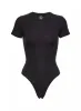 Kardashian Jennie T-shirt une pièce à manches courtes Base Combinaisons pour femmes Barboteuses Skims