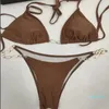 Luxus-Bikini-Sets, Badeanzug, sexy Cut-Out-Bademode, Kettenring-Schwimmanzug für Frauen, zweiteiliger Badeanzug, florales Biquini, Strandausrüstung