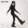 VECTOR Enfants Ski Sous-vêtements thermiques Ensembles Sport Survêtement à séchage rapide Fitness Exercice d'entraînement Chemises serrées Vestes Costumes de sport 240118