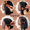 20st stora permaver för naturligt hår kall våg för långa hårrullar curling styling för kvinnor hem frisyr 240119