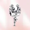 Breloque fée clochette en argent Sterling véritable, pendentif Herocross, perle de princesse adaptée aux bijoux originaux du Bracelet