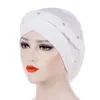 Vêtements ethniques Headpiece Underscarf Couverture complète avec Diamon Twisted Braid Turban Chapeau Foulard Musulman Turbante Islamique Femmes Hijabs