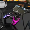 Игровые контроллеры Джойстики IPEGA PG-9228 Игровой контроллер Bluetooth RGB Цветной прозрачный геймпад для IOS/Android/PC/NS Host/P4/P3 Host Игровые аксессуары YQ240126