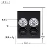 New Fashion Men Women Fashion 925 Sterling Silver Gold Plated 0.5ct 1ct 2ct Moissanite Magnetic Studs Earrings Nice Gift