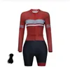 Tute da uomo Donna ciclismo Maglia da ciclismo triathlon da donna professionale Tuta lunga Seve Cushion Race Pro SuitH24126