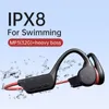 Écouteurs Ture Bone Comduction, écouteurs sans fil Bluetooth 5.3 IPX8, casque de sport étanche avec micro pour téléphones, écouteurs de basse