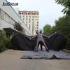 wholesale Pipistrello gonfiabile nero gigante di Halloween da 4/6 / 8 m 13/20 / 26 piedi di larghezza per la decorazione di animali da festa