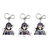 Vente en gros 3D Anime Demon Slayer Iguro Obanai Motion Porte-clés Acrylique PET Matériau Double Face Image Flip Changement 2-3 Image Sac Étanche Accessoires De Voiture