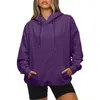 Women's Sweaters Fuzzy Womens Hoodies Casual Hoodie Long Sleeve Pullover Sweater Solid Color