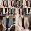 Mens Suits Blazers B2156-Mens Suit Winter P Style Anpassningsbara Drop Delivery Apparel Clothing Otmsy