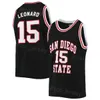 College San Diego State Aztecs Basquete 14 Reese Waters Jersey Mulher Jovem Homem 25 Elijah Saunders 20 Matt Bradley Lamont Butler 13 Jaedon LeDee 3 Micah Parrish