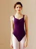 Stage Wear Ballet Leotard For Women Sleeveless Classic V-neck Gymnastics Camisole Leotards With Adjustable Straps Dance Wholesale