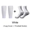 Sports Socks 1 Set of High Elasticity Shin Guards Football Leg Cover Non-slip Soccer Tennis Basketball Sport Socks Grip Cycling Riding Socks YQ240126