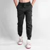 Men's Pants Mens Spring And Autumn Sweatpants Outdoor Wear Fashion Work Dress Feet Sports Nine Point Trousers Pocket Jogging