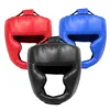 Casque de boxe Pu entièrement couvert enfants adultes Muay Thai entraînement Sparring casque de boxe équipement de gymnastique Taekwondo protège-tête 240122