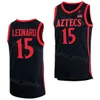 College San Diego State Aztecs Basquete 14 Reese Waters Jersey Mulher Jovem Homem 25 Elijah Saunders 20 Matt Bradley Lamont Butler 13 Jaedon LeDee 3 Micah Parrish