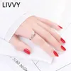 Band Rings LIVVY Silver Color Elegant Pearl Love Heart Crystal Zircon Adjustable Ring For Woman Trendy Handmade Fine Fashion Jewelry Gifts 240125