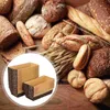 Pişirme Tavaları Kağıt Tavan Somun Ekmek Kalıp Tost Tek Kullanımlık Pastalar Gıda Konteynerleri Astar Oluklu Depolama Yığın Kraft Çatı Pastresi 240108 240118