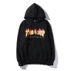 Trapstar Classic Flame Hoodie Spring Fall Fashion Par Hoodie Fashion Street Campus Lång ärm Asiatisk storlek S 2XL