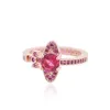 Designer Viviane Westwood Empress Dowager Saturn Full Diamond Ring Feminine Style Instagram Planet Open Ring