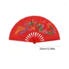 Decorative Figurines Bamboo Fan Chinese Right Left Hands Antiquity Folding For Calligraphy Painting Tais Chi Art Home DecorTai